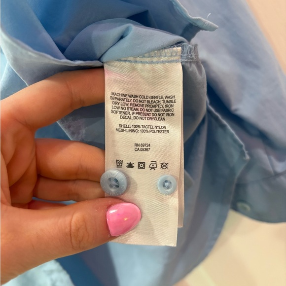 Columbia PFG Pale Blue Performance Fishing Shirt - Picture 3 of 4